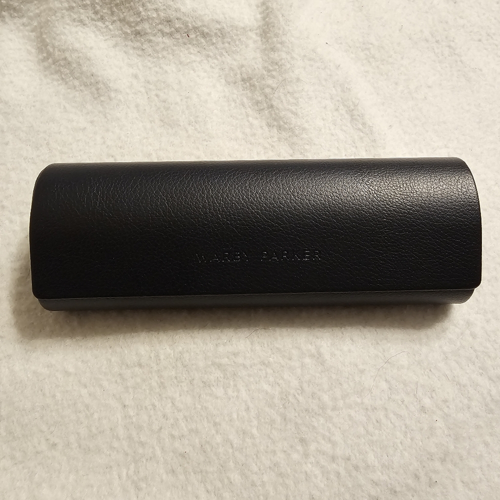 Warby Parker Magnetic Navy Blue Eye Glass Case